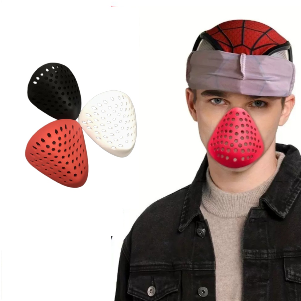 Half Face Mask 3D Spider Anime - Silicone Mask Bracket ulasan dan harga