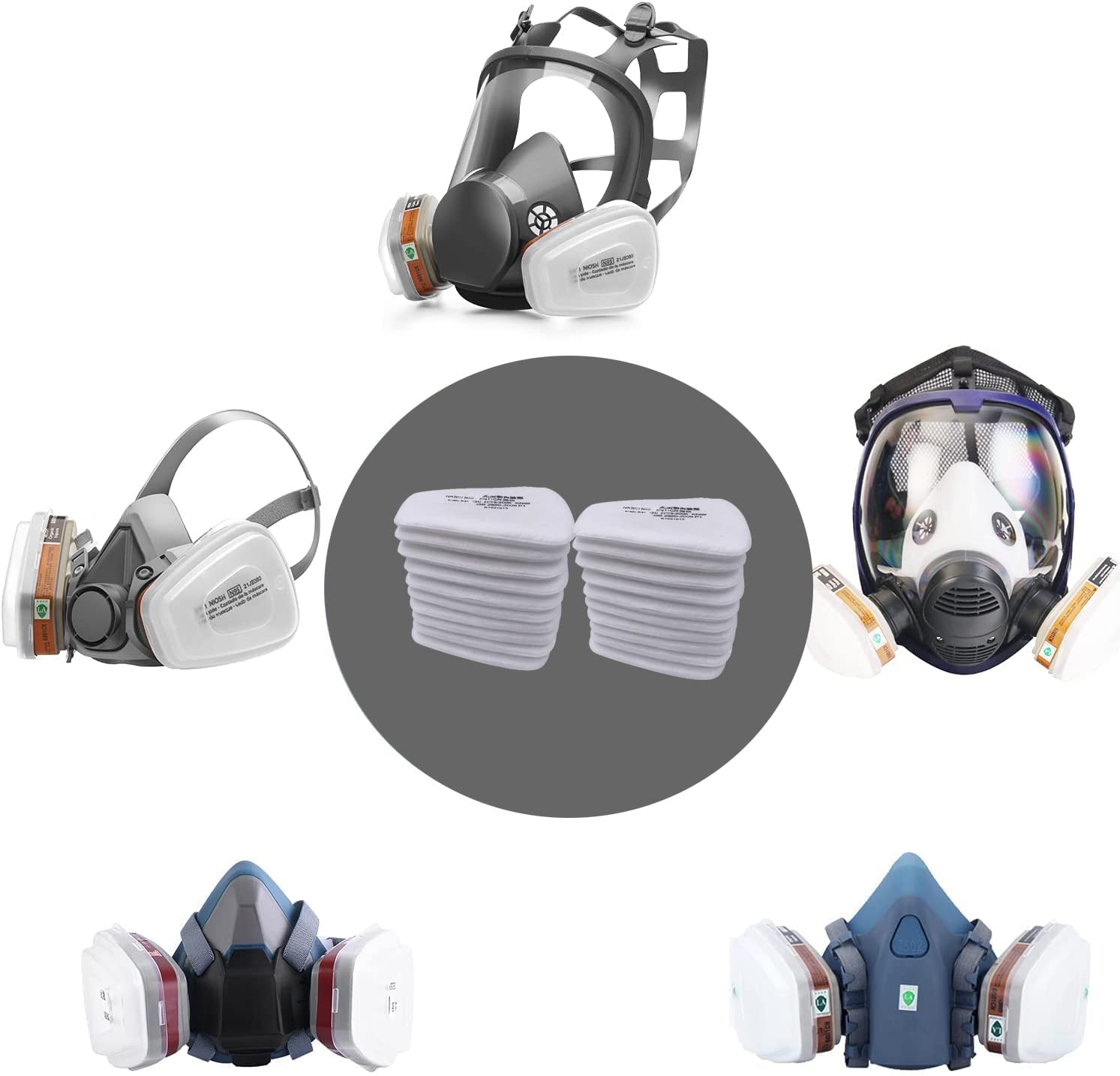 6001/6200/7502/6800 Chemical G - Anti Pollution Mask ulasan dan harga