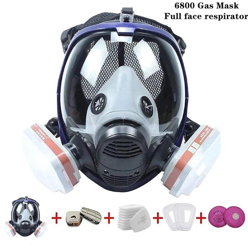 Chemical Gas Mask 6800 Dust Re - Dust Mask Construction ulasan dan harga