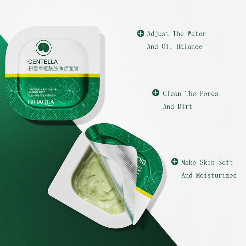8pcs Centella Mud Mask Anti-Ac - Dust Mask Construction ulasan dan harga