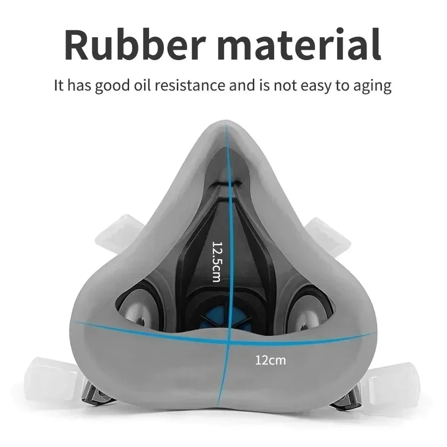 6200 Reusable Half Face Respir - Dust Mask Construction ulasan dan harga