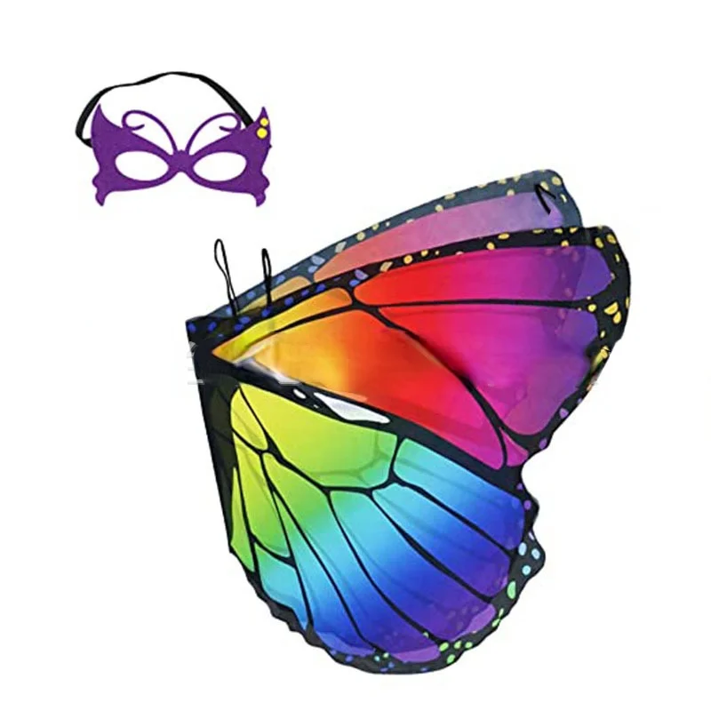 Girls Children Butterfly Wings - Kids Face Mask ulasan dan harga