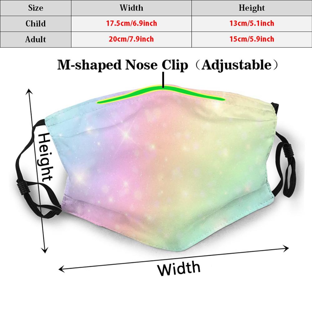Face Masks Unicorn Pastel Sky  - Kids Face Mask ulasan dan harga