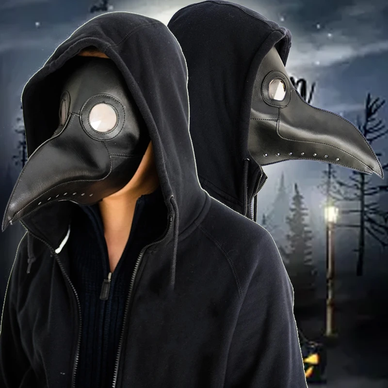 Halloween Black Rubber Plague  - Disposable Surgical Mask ulasan dan harga