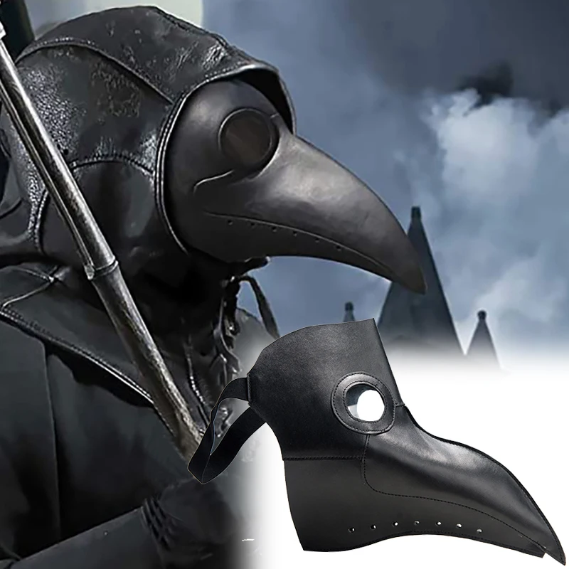 Halloween Black Rubber Plague  - Disposable Surgical Mask ulasan dan harga